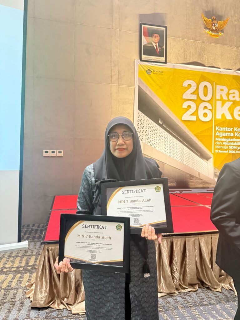 Torehkan Prestasi Membanggakan, MIN 7 Banda Aceh Raih Empat Penghargaan di Sepanjang Tahun 2025